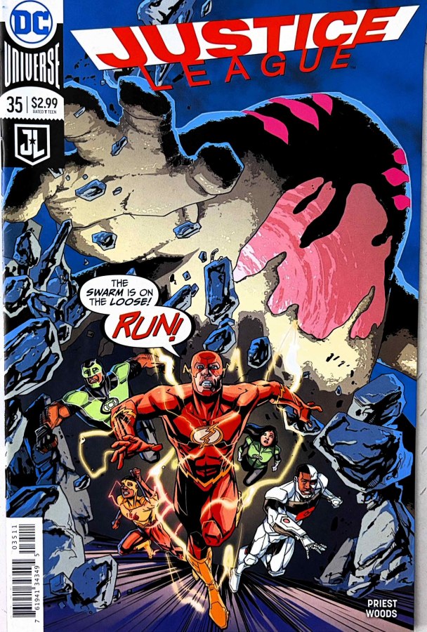 Justice League #35 (2017) DC cover