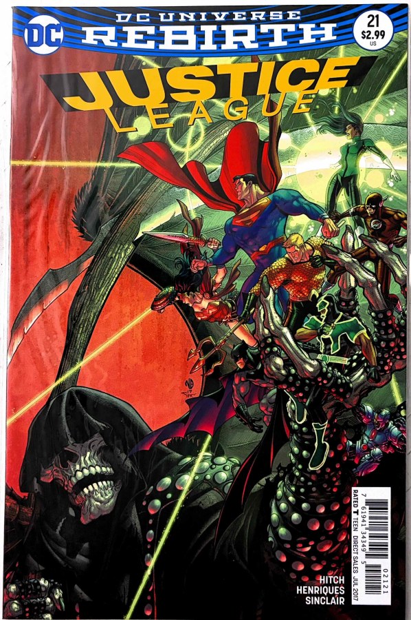 Justice League #21 (2017) DC cover
