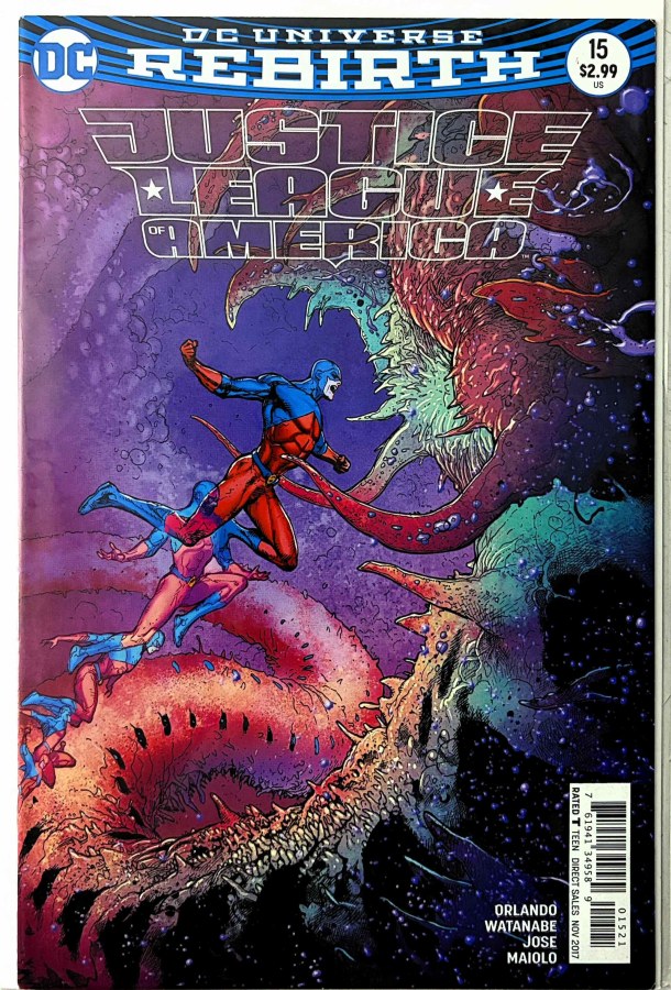 Justice League of America #15 (2017) DC cover