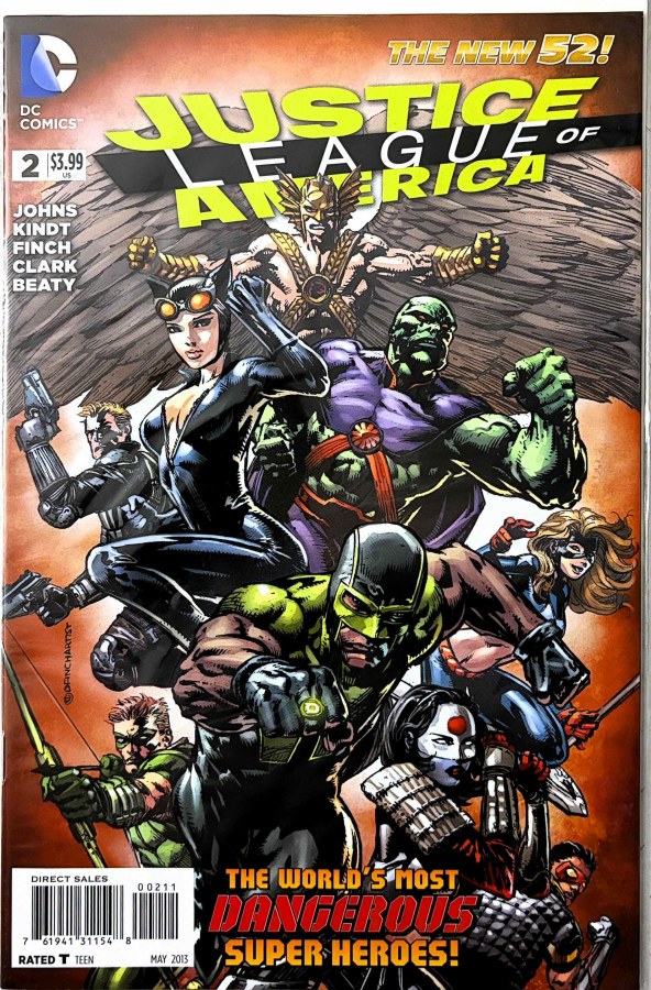 Justice League of America #2 (2013) DC cover