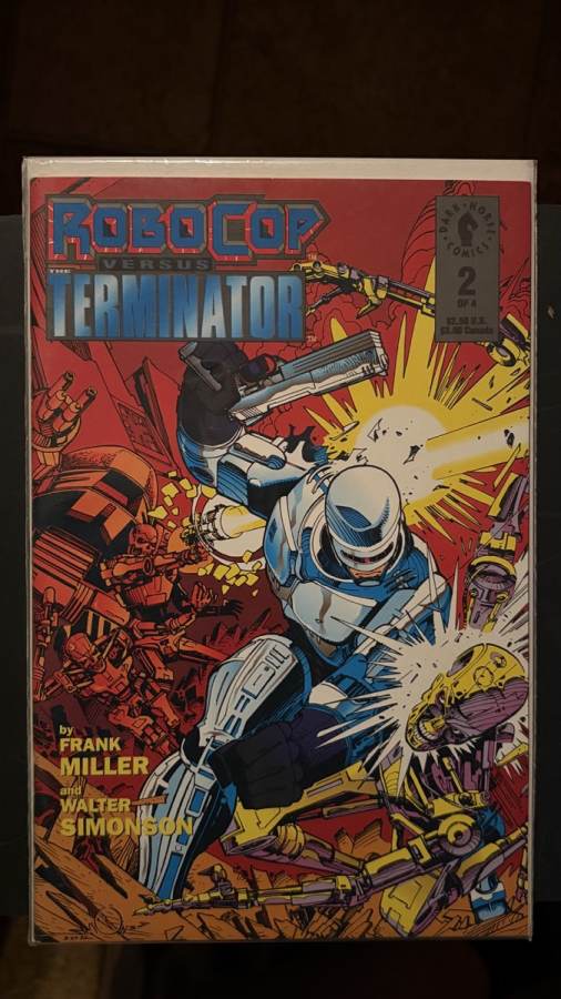 RoboCop Versus Terminator #2 (1992) Dark Horse Comics NM cover