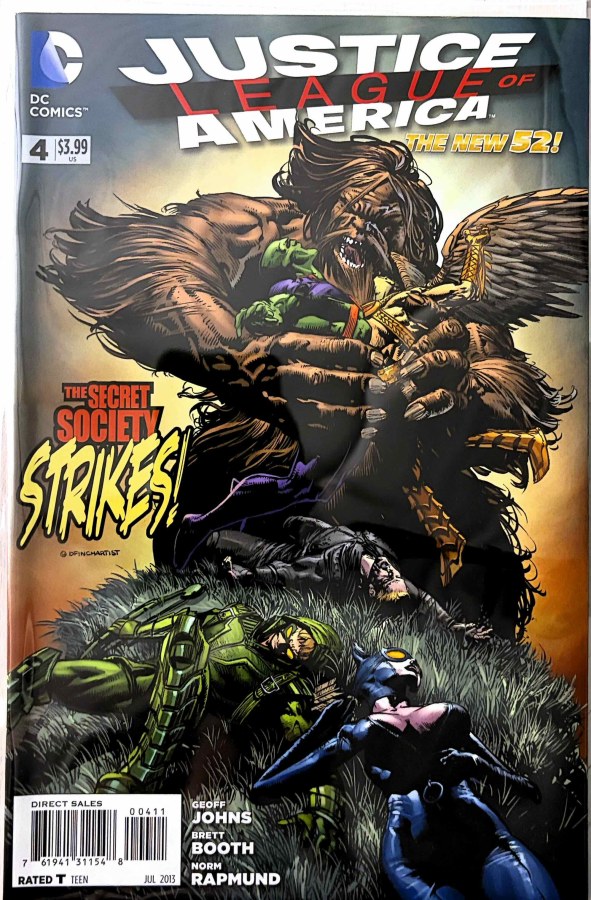 Justice League of America #4 (2013) DC cover