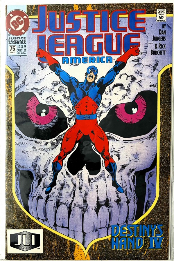 Justice League America #75 (1993) DC cover