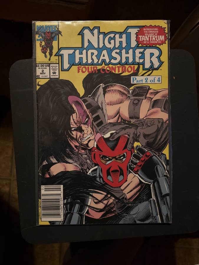 Night Thrasher: Four Control #2 (1992) Marvel Comics VF cover
