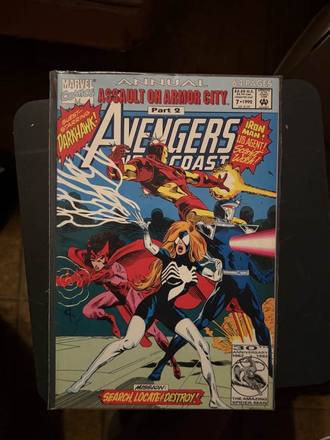 Avengers West Coast Annual #7 cover