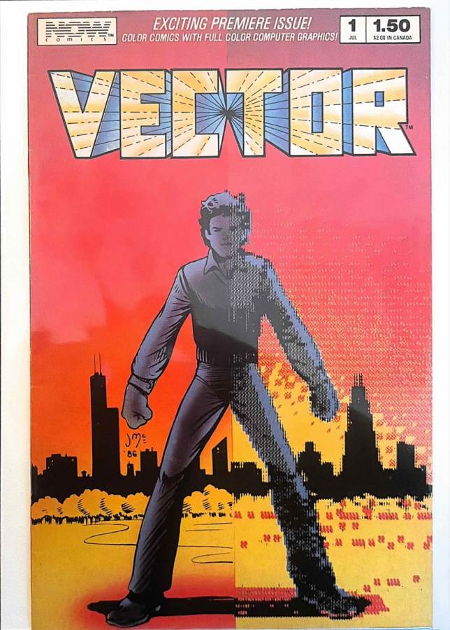 Vector #1 (1986) NOW Comics NM cover