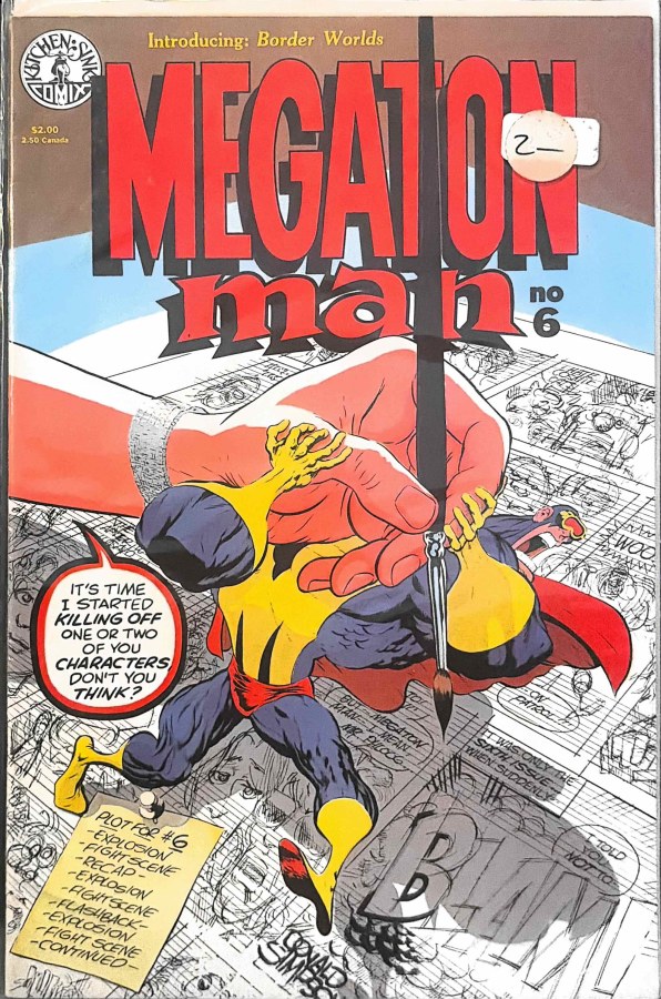 Megaton Man #6 (1985) Kitchen Sink Comix cover