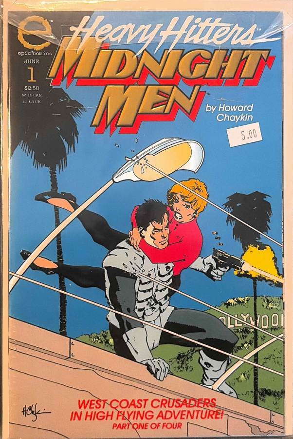 Heavy Hitters: Midnight Men #1 (1993) Epic Comics NM cover