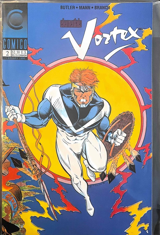 Elementals: Vortex #2 (1992) Comico cover