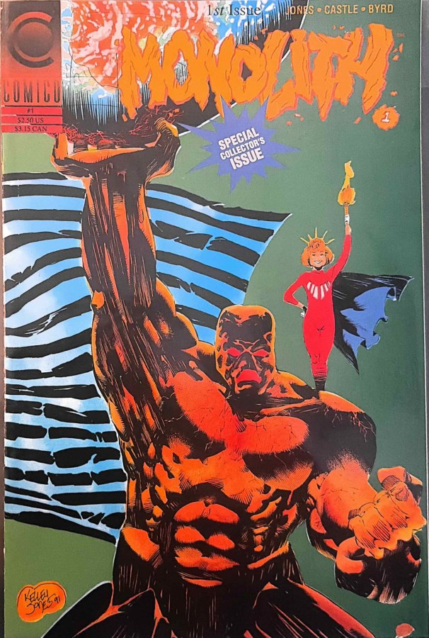 Monolith #1 (1991) Comico cover