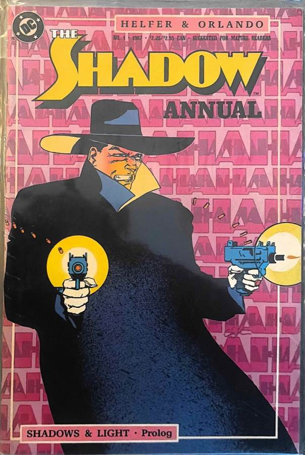 The Shadow Annual #1 (1987) DC Comics FN/VF cover