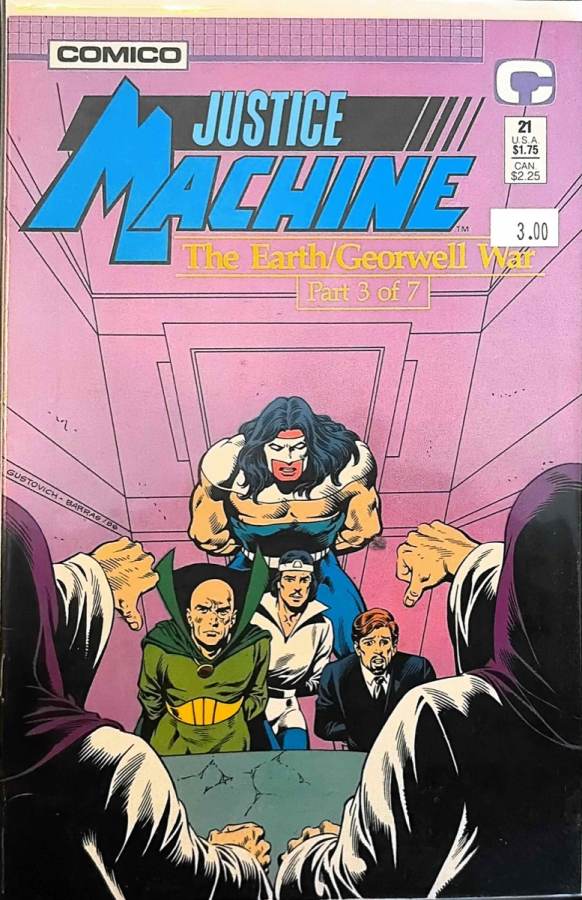Justice Machine #21 cover