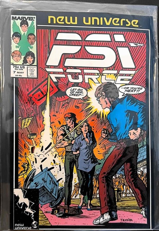 Psi-Force #7 (1987) Marvel Comics NM- cover