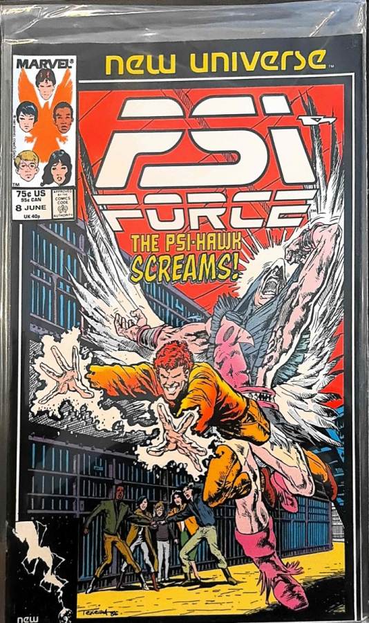 Psi-Force #8 (1987) Marvel Comics NM- cover