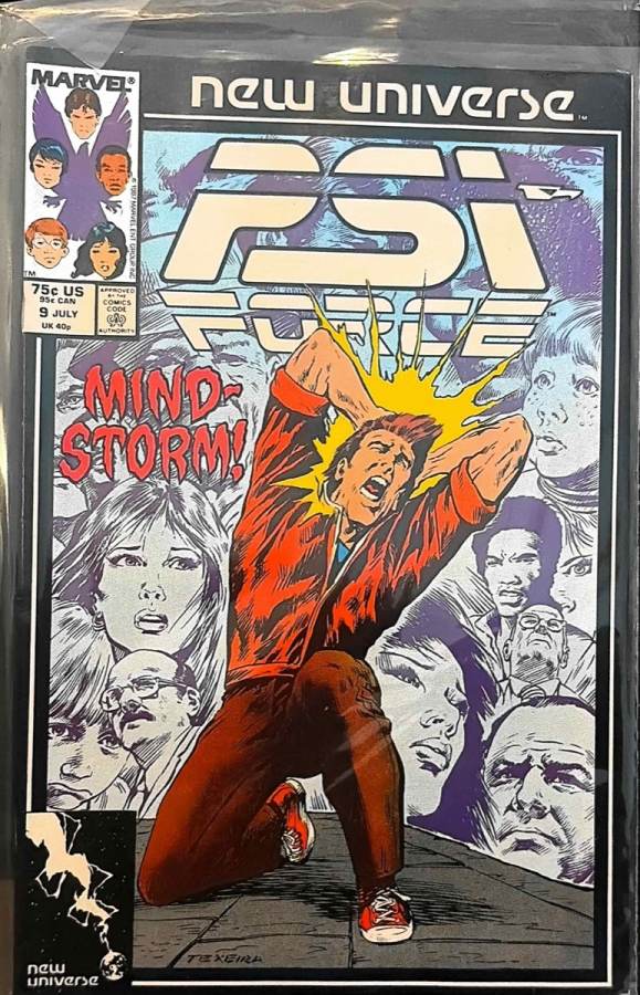 Psi-Force #9 (1987) Marvel Comics NM- cover