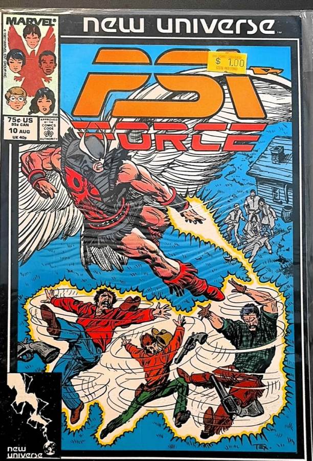 Psi-Force #10 (1987) Marvel Comics NM- cover