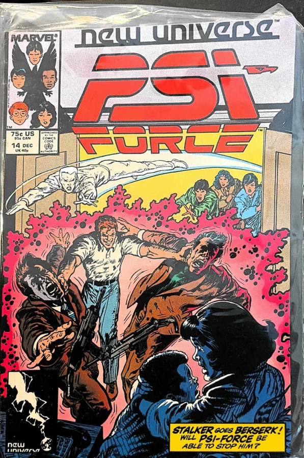 Psi-Force #14 (1987) Marvel Comics NM- cover
