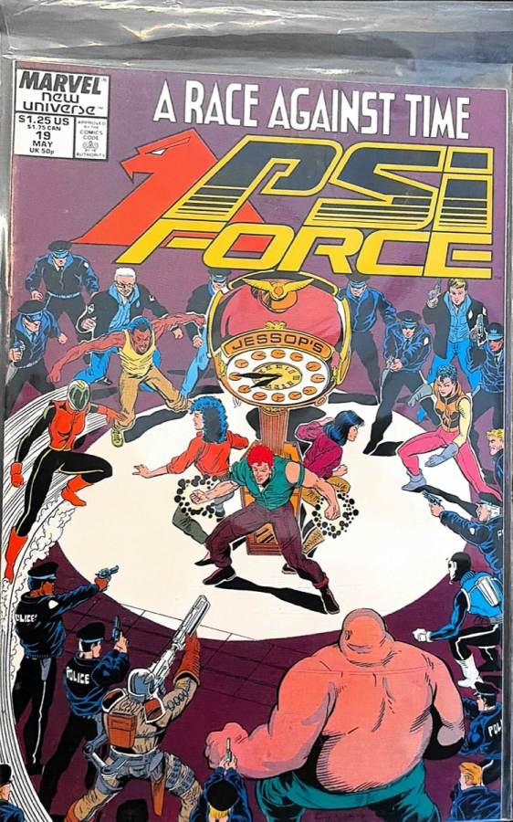 Psi-Force #19 (1986) Marvel Comics NM cover