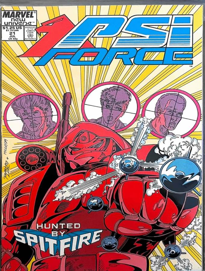 Psi-Force #21 cover