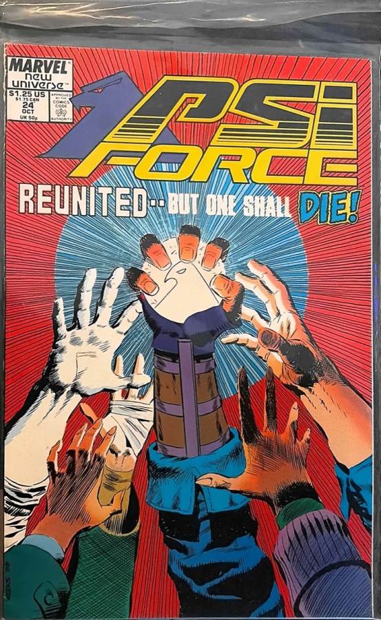 Psi-Force #24 (1988) Marvel Comics NM cover