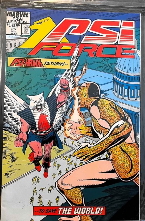 Psi-Force #25 (1988) Marvel Comics NM cover