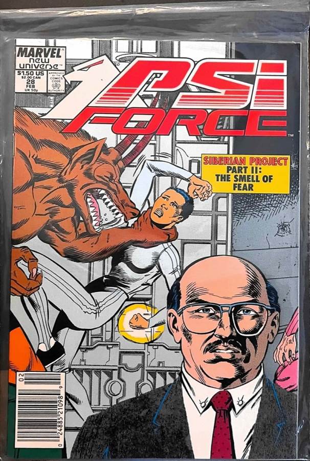 Psi-Force #28 (1989) Marvel Comics NM cover