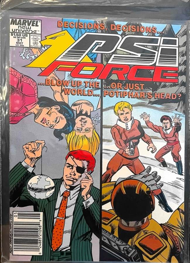 Psi-Force #31 (1989) Marvel Comics NM cover