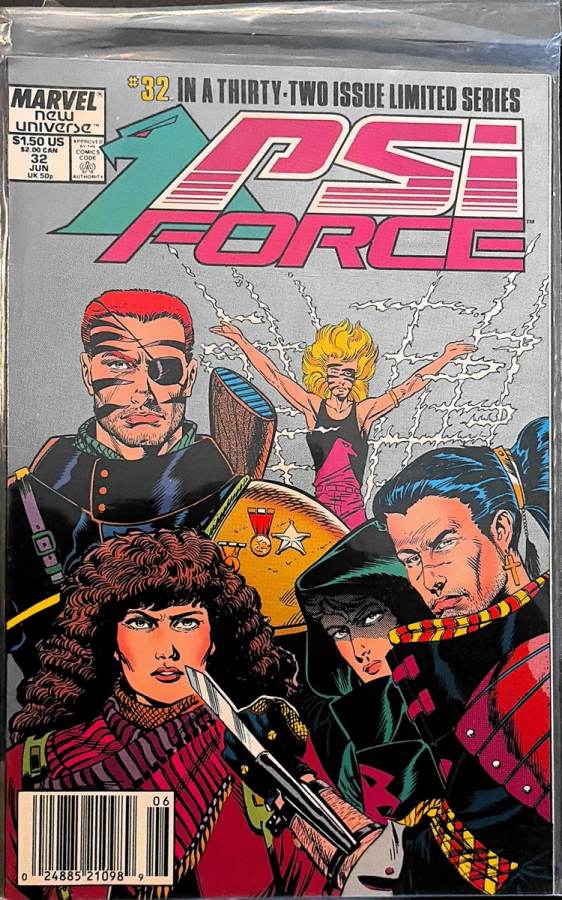 Psi-Force #32 (1989) Marvel Comics NM cover