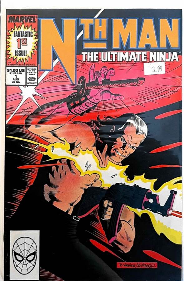 Nth Man: The Ultimate Ninja #1 (1989) Marvel Comics NM cover