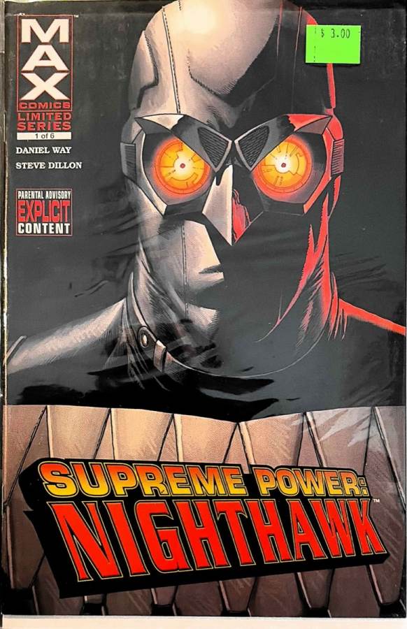 Supreme Power: Nighthawk #1 (2005) Max Comics NM cover
