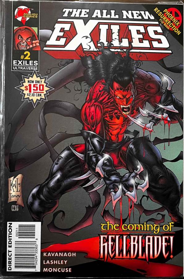 The All New Exiles #2 (1995) Malibu Comics NM cover