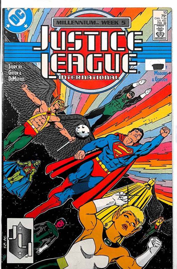 Justice League International #10 (1988) DC NM cover