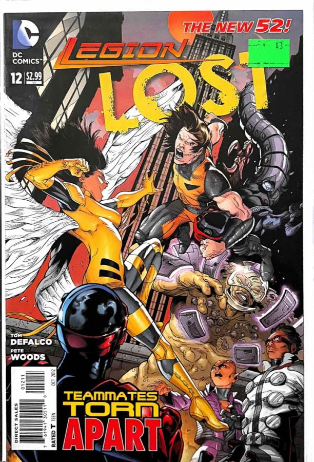 Legion Lost #12 (2012) DC NM cover