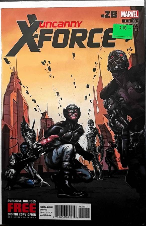 Uncanny X-Force #28 (2012) Marvel NM cover