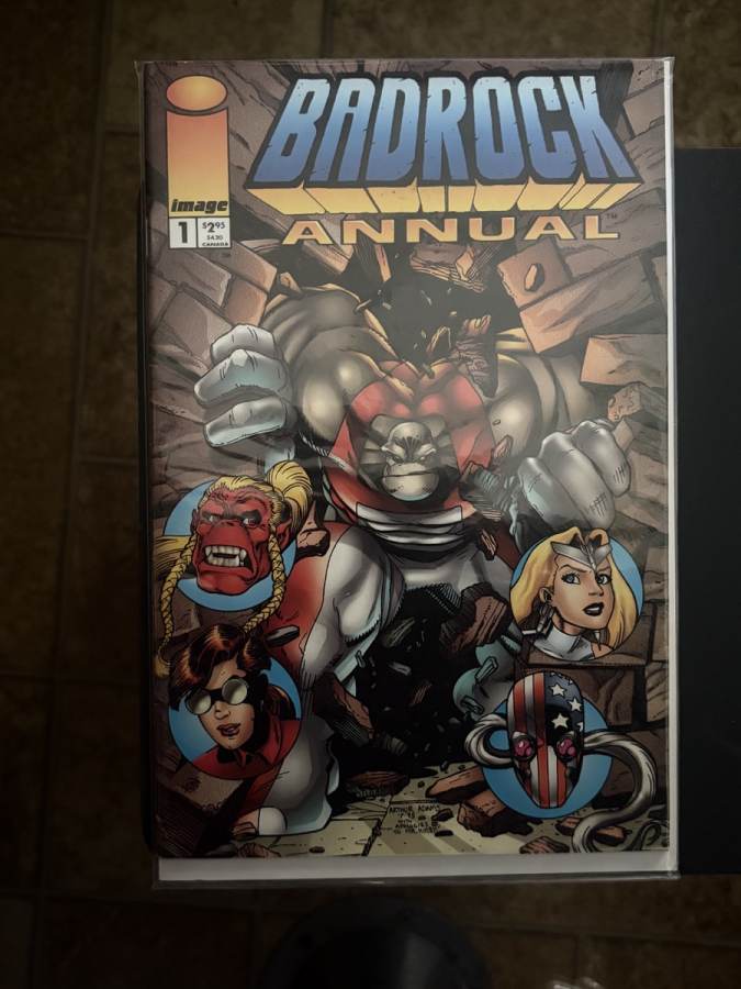 Badrock Annual #1 (1995) Image NM cover