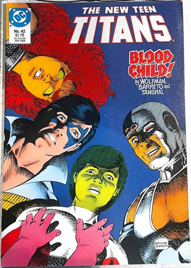 The New Teen Titans #42 cover