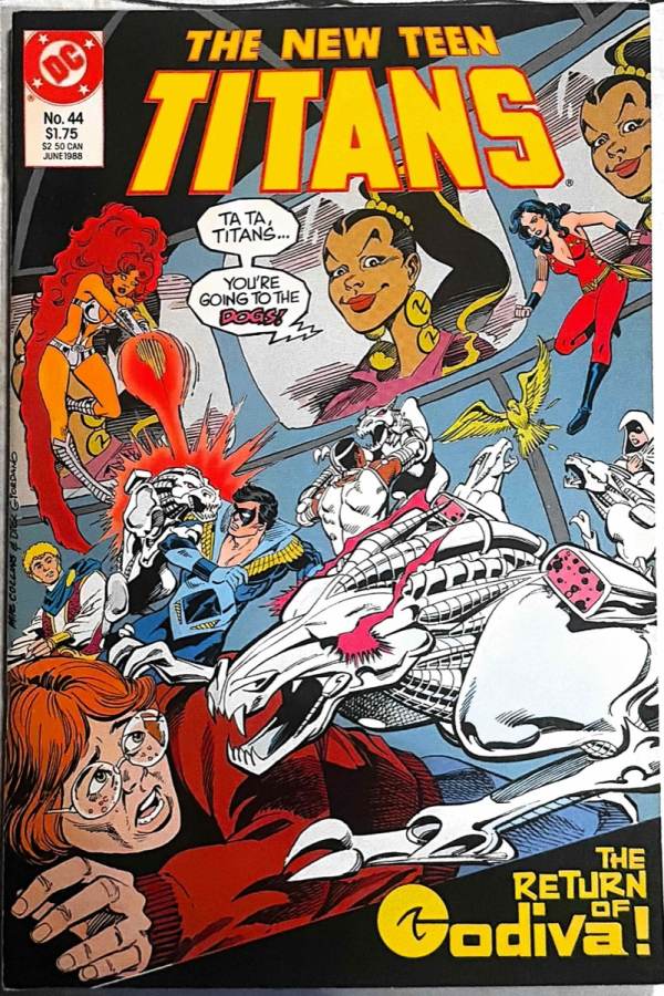 The New Teen Titans #44 (1988) DC VF cover