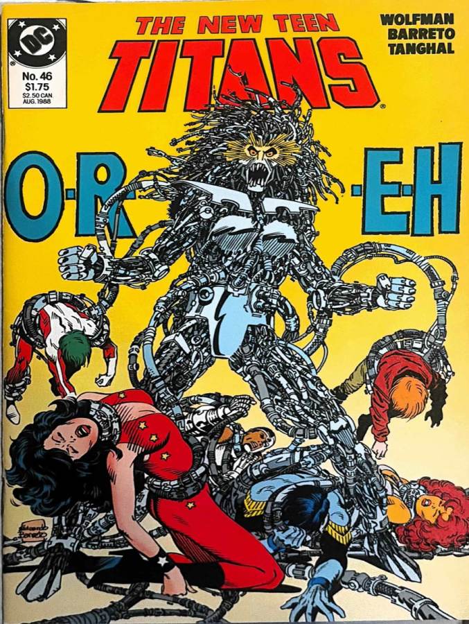 The New Teen Titans #46 cover