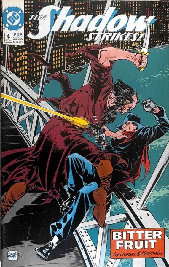 The Shadow Strikes! #4 (1989) DC NM cover