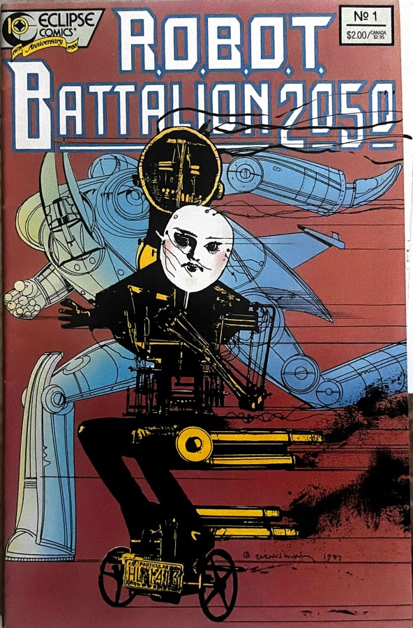 Robot Battalion 2050 #1 (1988) Eclipse Comics cover