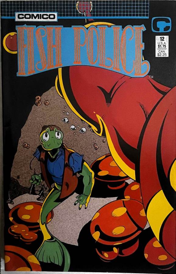 Fish Police #12 (1988) Comico VF cover