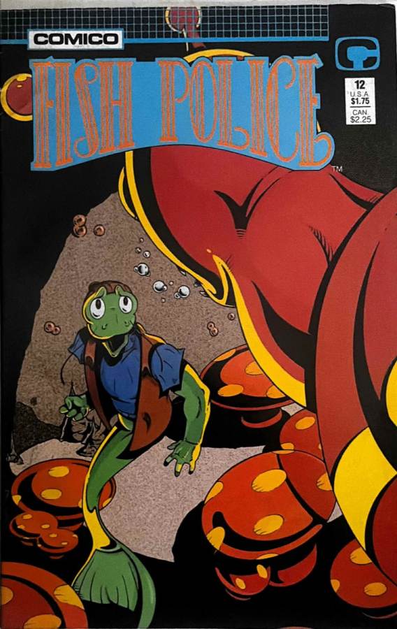 Fish Police #12 (1988) Comico VF cover