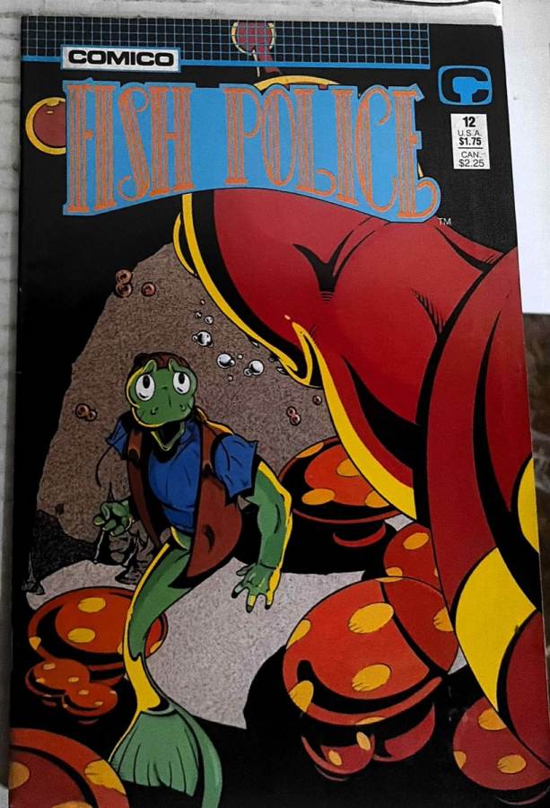 Fish Police #12 (1988) Comico VF cover