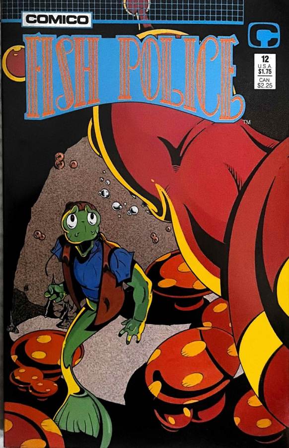 Fish Police #12 (1988) Comico VF cover