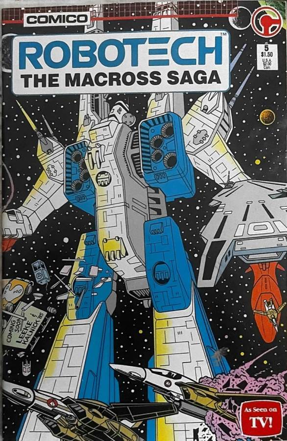 Robotech: The Macross Saga #5 (1985) Comico NM- cover