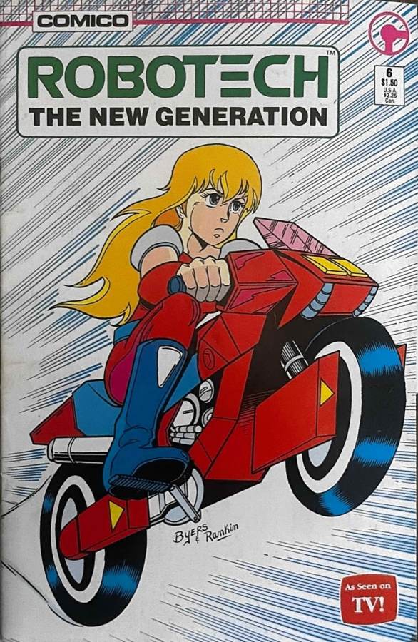 Robotech: The New Generation #6 (1986) Comico NM- cover