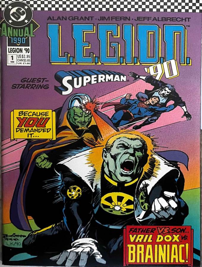 L.E.G.I.O.N. '90 Annual #1 (1990) DC VF/NM cover