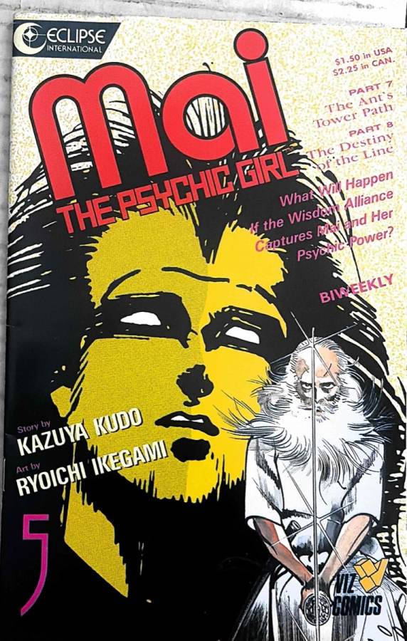 Mai the Psychic Girl #5 (1987) Eclipse International VF cover