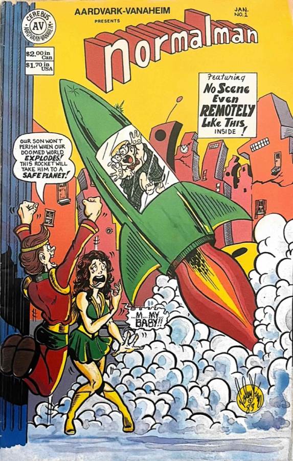 normalman #1 (1984) Aardvark-Vanaheim VF/NM cover