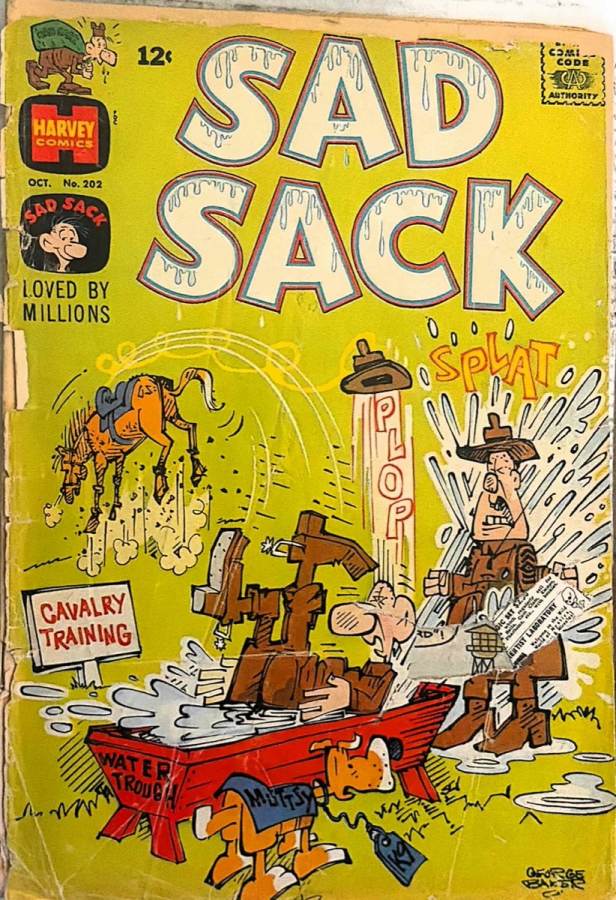 Sad Sack #202 (1968) Harvey Comics GD/VG cover
